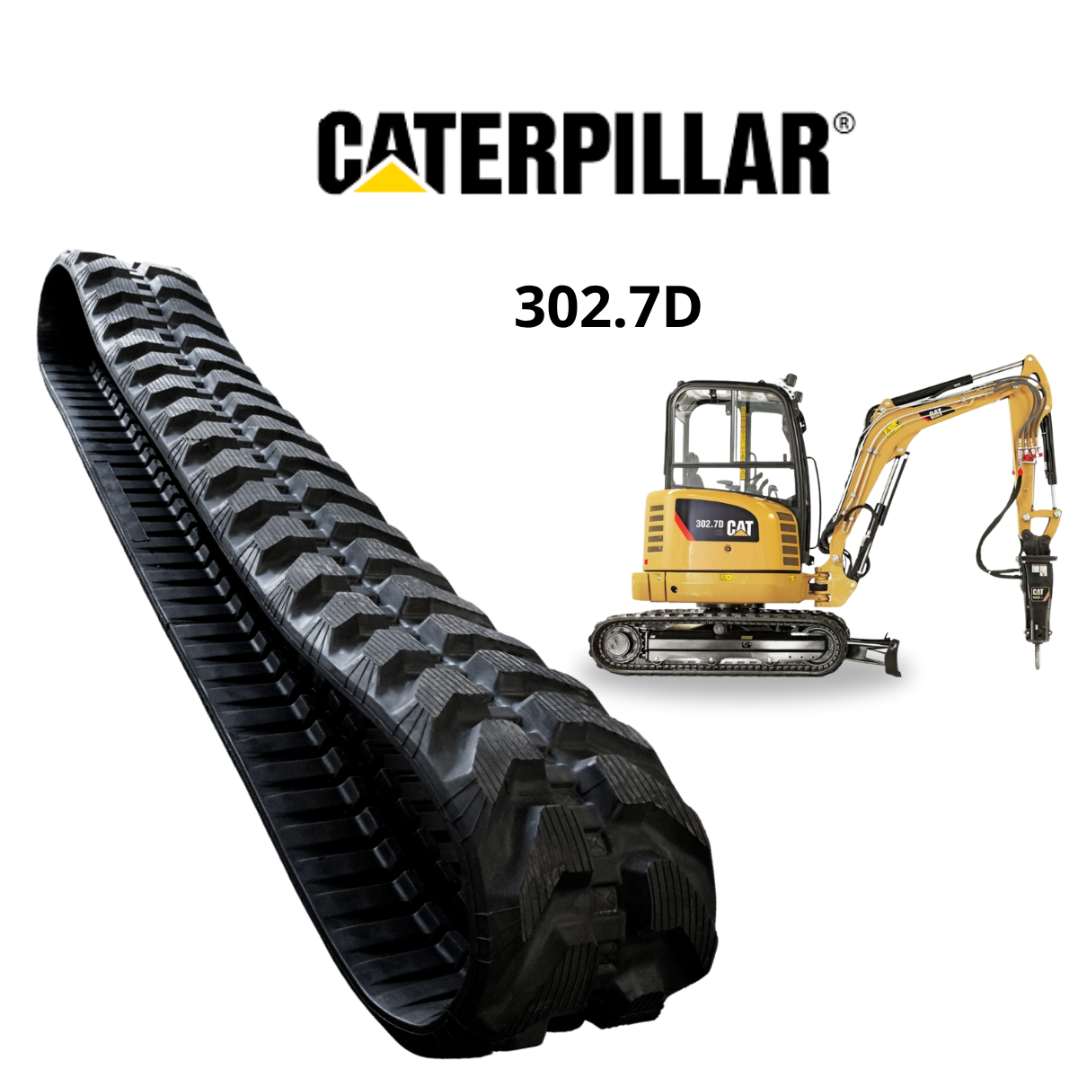 Esteira de Borracha 300X52.5X82 Compatíve...