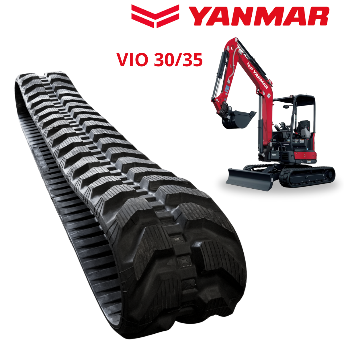 Esteira de Borracha 300X55X84 Compatível ...