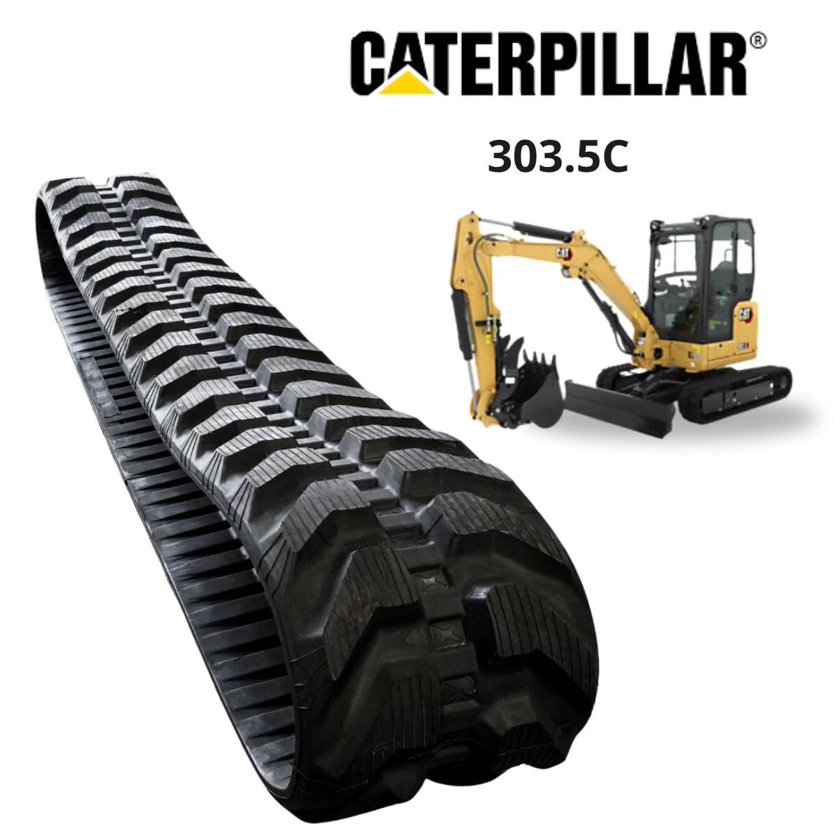 Esteira de Borracha 300X52.5X90 Compatíve...